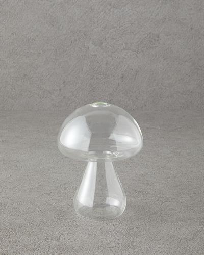 Mushroom Ваза Боросиликат 16x12,5 см Прозрачен