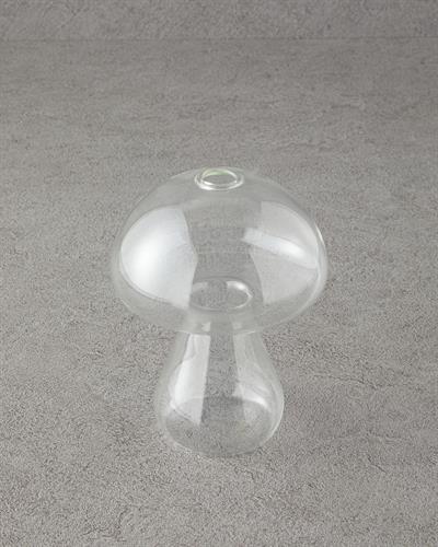 Mushroom Ваза Боросиликат 16x12,5 см Прозрачен