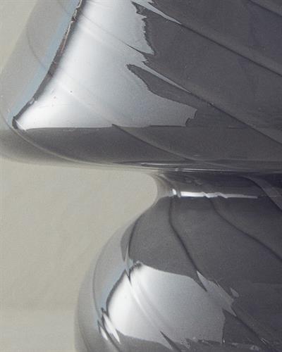 Mushroom Абажур Стъкло 23x21 см Антрацит