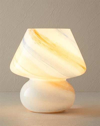 Mushroom Абажур Стъкло 23x21 см Многоцветен