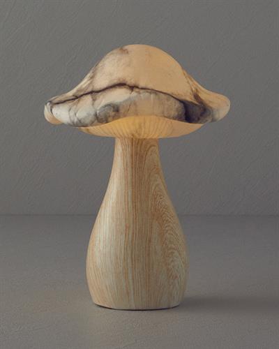 Mushroom With Led Decorative Lighting Natural.