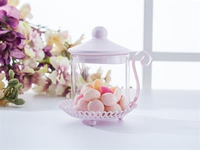 Mystery КУТИЯ ЗА СЪХРАНЕНИЕ С капак Ковано желязо 11,0x9,7x11,0 cm Light Pink,