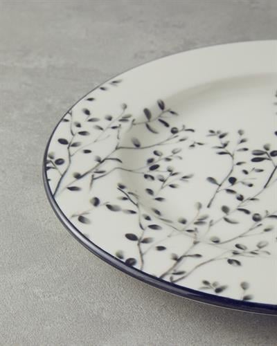 Mystic Комплект За Хранене Порцелан 24 части за 6 души Черен