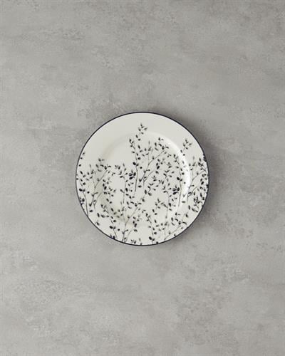 Mystic Комплект За Хранене Порцелан 24 части за 6 души Черен