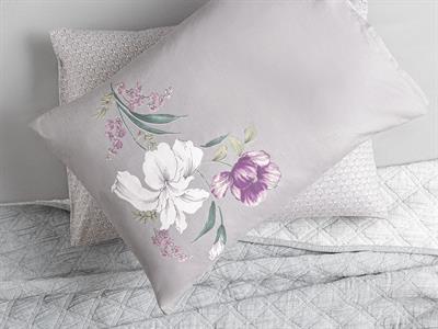 Mystic Iris Калъфка За Възглавница 2 бр. Памучен 50x70 см Сив