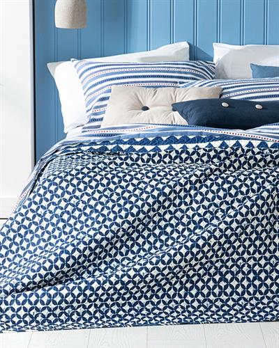 Mystic Mosaic For One Person Multi-Purposed Quilt 160x220 cm İndigo