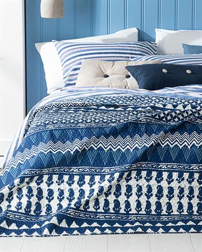 Mystic Mosaic For One Person Multi-Purposed Quilt 160x220 cm İndigo