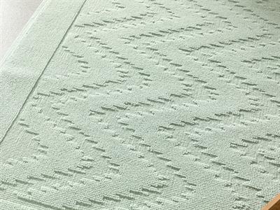 Nancy Хавлия За Крака Памучен, Зелено, 50 X 80 Cm