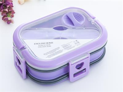 Nancy КУТИЯ ЗА СЪХРАНЕНИЕ С капак Силикон Lilac.