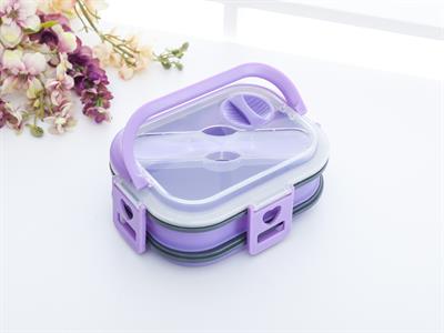 Nancy КУТИЯ ЗА СЪХРАНЕНИЕ С капак Силикон Lilac.