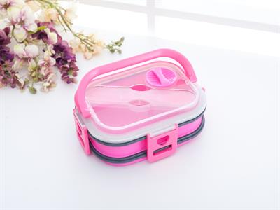 Nancy КУТИЯ ЗА СЪХРАНЕНИЕ С капак Силикон Pink