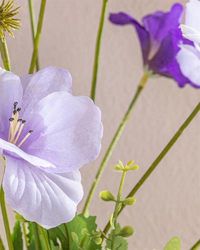 Narcissus Изкуствено Цвете Един Стрък Пластмаса 60 см Виолетов..