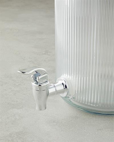 Glass Beverage Holder Transparent