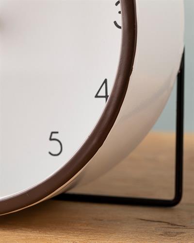 Nathalie Часовник За Маса Кафяво, 17 X 6 X 17 Cm