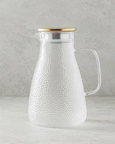 Nathalie Borosilicate Glass Water Bottle 1800 ml Transparent