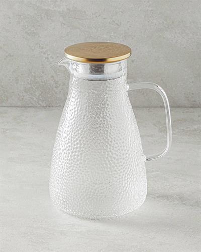 Nathalie Borosilicate Glass Water Bottle 1800 ml Transparent