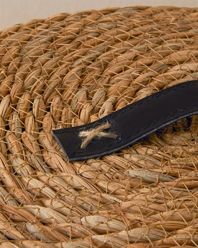 Natura Stripe Кошница Слама 32x16 см Натурален..