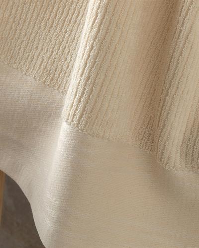 Natura Stripe Кърпа За Лице Памук 50x70 см Бежов