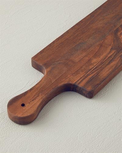 Natural Дъска За Рязане Орех 12x45 см Тъмнокафяв