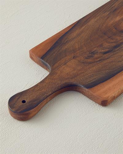 Natural Дъска За Рязане Орех 16x45 см Тъмнокафяв