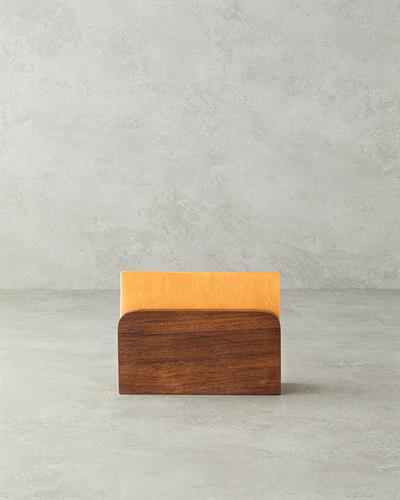 Natural Салфетник Ироко 17x5x9 см Кафяв