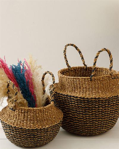 Natural Кошница Ракита, Кафе Черно, 23 X 33 X 25Cm