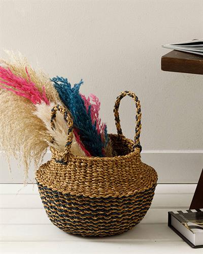 Natural Кошница Ракита, Кафе Черно, 23 X 33 X 25Cm