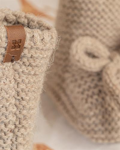 Natural Бебешки Чорапи Бежово, 6-12 Месеца