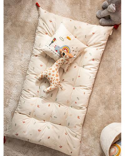 Natural Възглавница За Пода Памучен, Бежово, 60 X 120 Cm