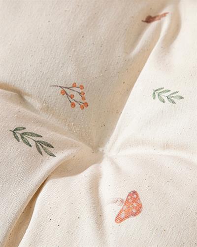 Natural Възглавница За Пода Памучен, Бежово, 60 X 120 Cm