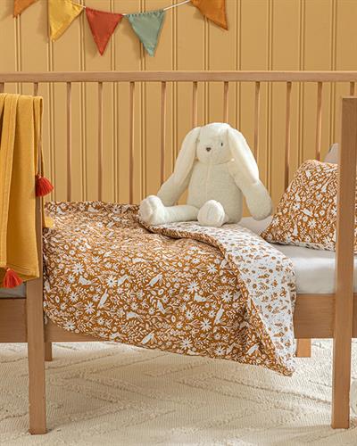 Natural Бебешка Покривка Памучен, Горчица, 80 X 120 Cm