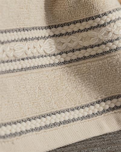 Natural Dots Хавлии За Ръце Памучен, Бежово, 30 X 40 Cm