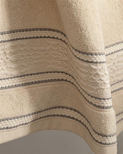 Natural Dots Кърпа За Лице Памучен 50x70 см Бежов