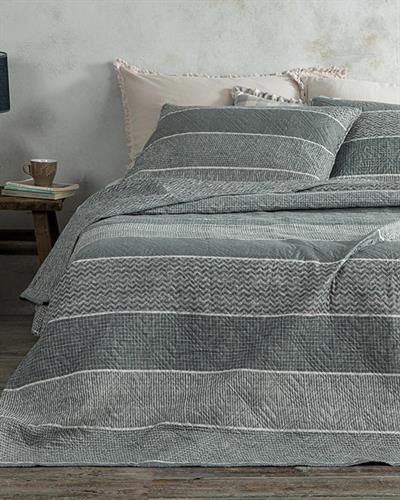 Natural Flow Покривка За Легло Комплект Двоен Размер, Многофункционално, Цвят На Камък, 200 X 220 Cm