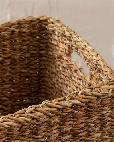 Natural Life Кошница Слама 32x24x24см Кафяв