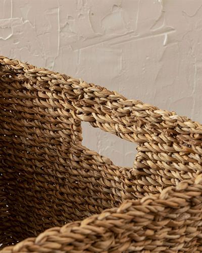 Natural Life Кошница Слама 42x32x30см Кафяв