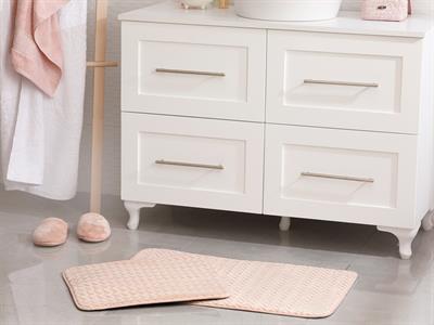 Nature ПОСТЕЛКА ЗА БАНЯ КО От жакард Фланела 50x80 - 45x50 cm Powder