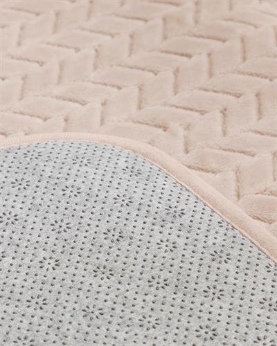 Nature ПОСТЕЛКА ЗА БАНЯ КО От жакард Фланела 60x100 cm + 60x50 cm Stone Color