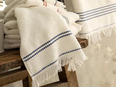 Nautical Кърпа За Ръце Памучен 30x40 см Бял - Син