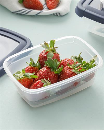 Navy Комплект Кутия За Съхранение 5 Бр., Пластмасов, Тъмно Синьо, 5 X 300 Ml