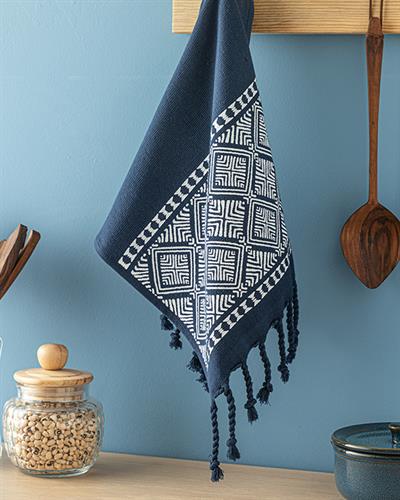 Navy Bliss Кърпа За Сушене Памук 40x60 см Морскосин