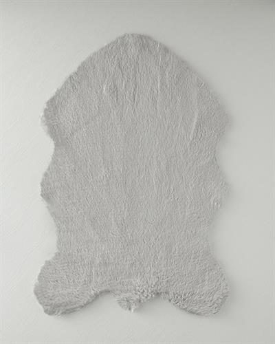 Nebula Килим Изкуствен Кожух Акрил 80x160 см Светлосив