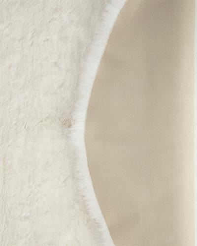 Nebula Килим Изкуствен Кожух Акрил 90x60 см Кремав