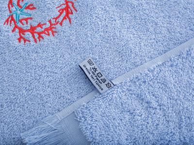 Nefina ХАВЛИИ ЗА РЪЦЕ Бродирани 30x45 cm Light Blue