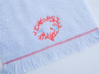 Nefina ХАВЛИИ ЗА РЪЦЕ Бродирани 30x45 cm Light Blue