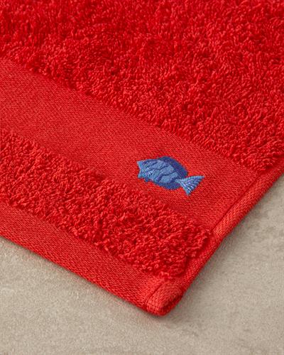 Nemo Кърпа За Ръце С бродерия Памучен 30x45 см Червен