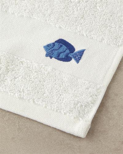 Nemo Кърпа За Лице С бродерия Памучен 50x80 см Екрю