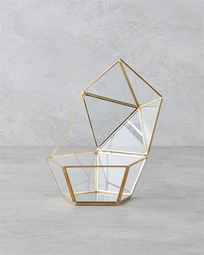 Nerita Декоративна Кутия 17x16x14см Блясък ирис