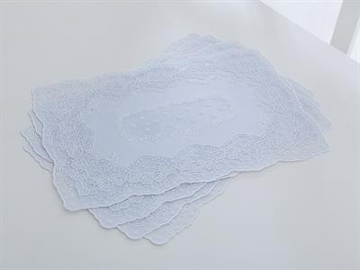 Nicole АМЕРИКАНЗКИ СЕРВИЗ 4 Set ПВЦ 30x45 cm White