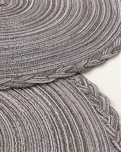 Nila Американзки Сервиз 2Бр., Полиестер, Кафяво, 38 Cm